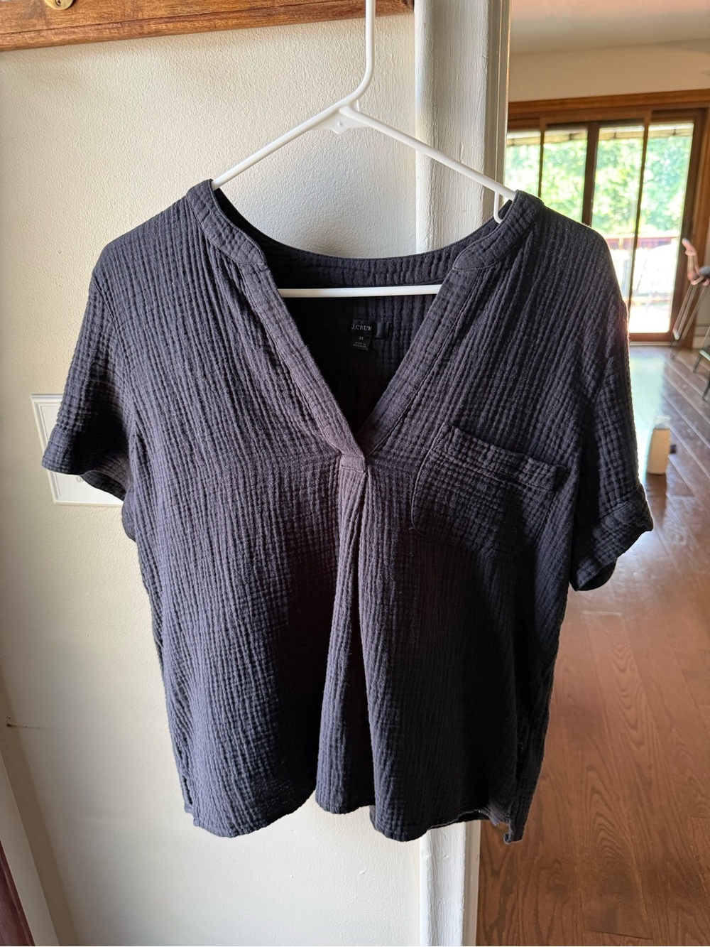 J.Crew cotton gauze blouse